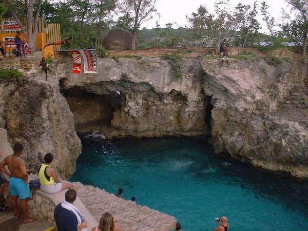 Cliff Diving at Rick's Cafe Negril